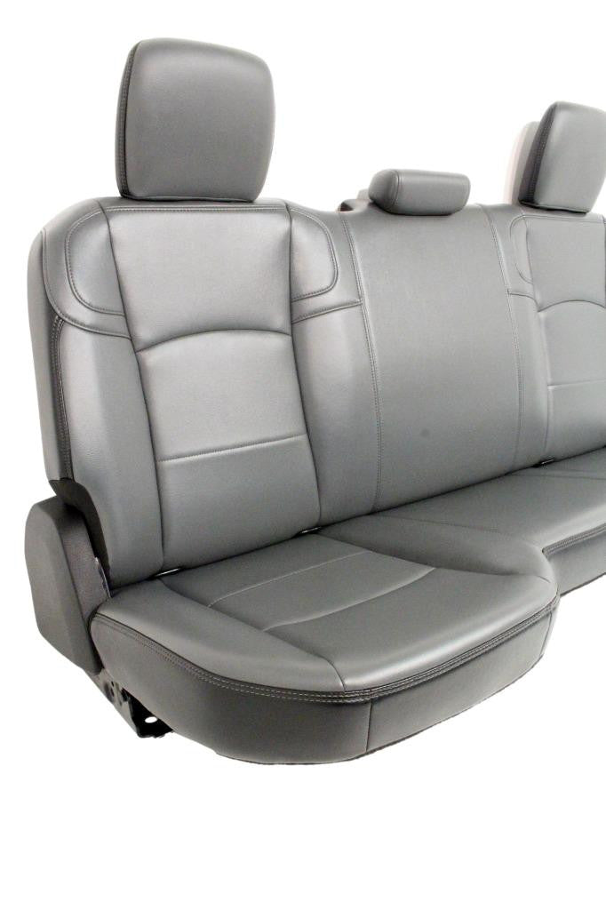 19-25 Dodge Ram 2500 3500 Rear Seat Jump Seat Console Conversion Kit Gray Vinyl