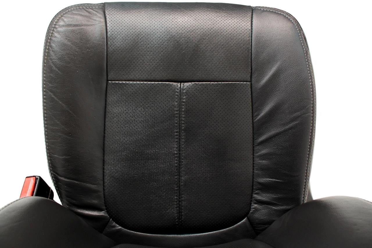 1999-2016 Ford Super Duty F-Series Pre-Wired Heated & Cooled Black Leather Seats