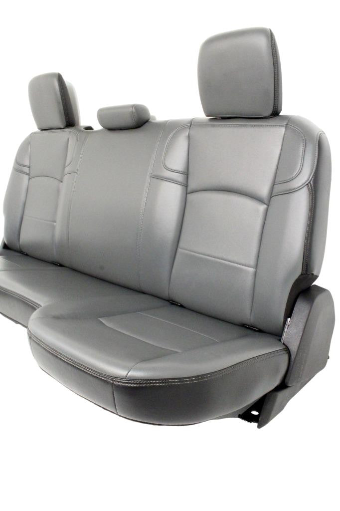 19-25 Dodge Ram 2500 3500 Rear Seat Jump Seat Console Conversion Kit Gray Vinyl