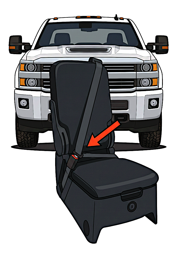 The Ultimate 3-Point Seatbelt Jump Seat Swap Guide for 2014-2018 (K2) Trucks