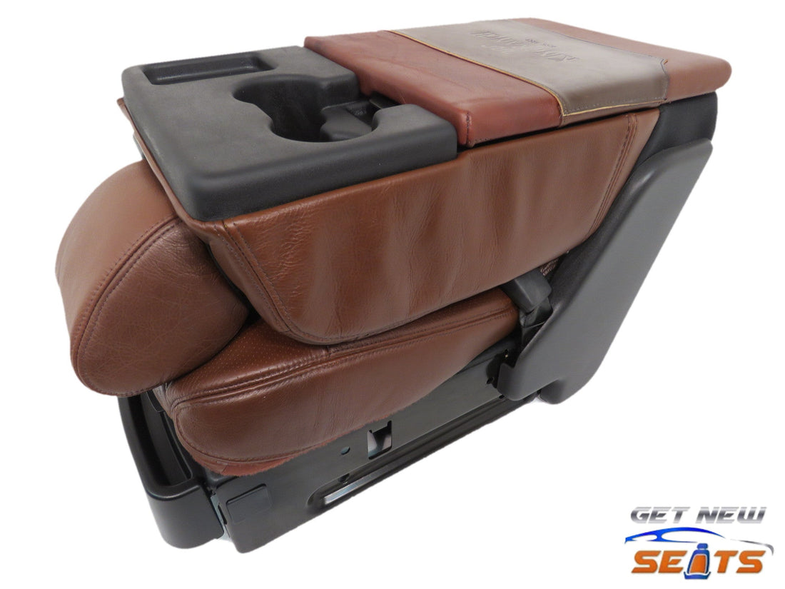 Custom King Ranch Leather Center Jump Seats for Ford F150 & Super Duty