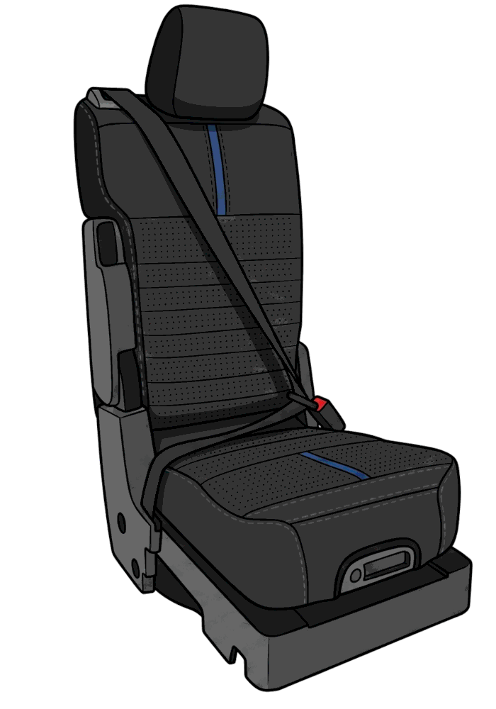 Custom Leather Jump Seats for F-150 Raptor, Tremor & Platinum Trucks