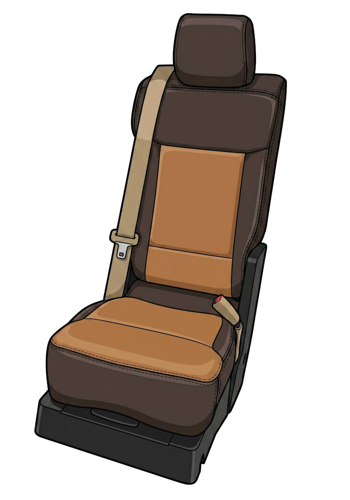 Custom King Ranch Leather Center Jump Seats for Ford F150 & Super Duty