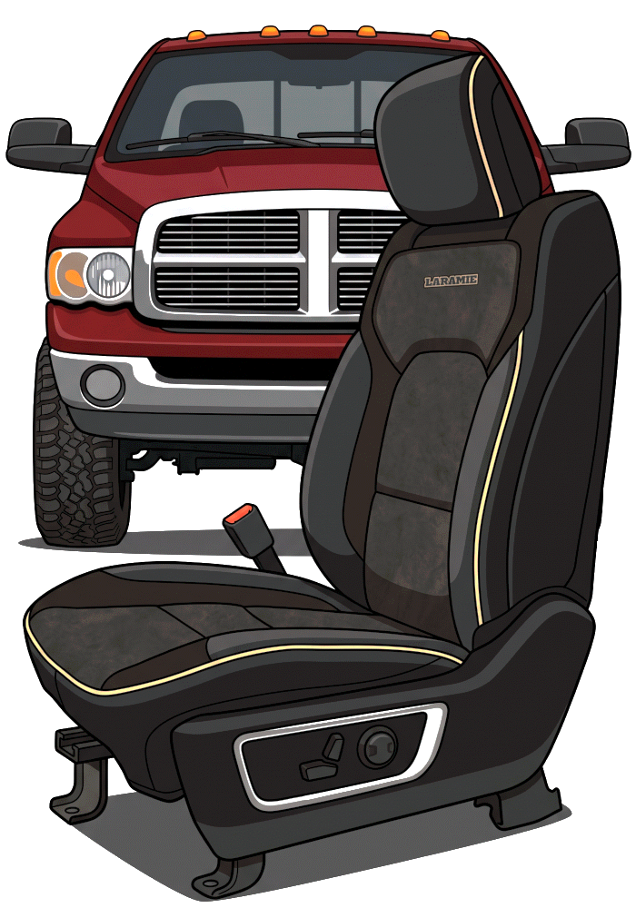 3rd Gen Ram Seat Swap Guide: Installing 5th Gen Seats (1500 DT)