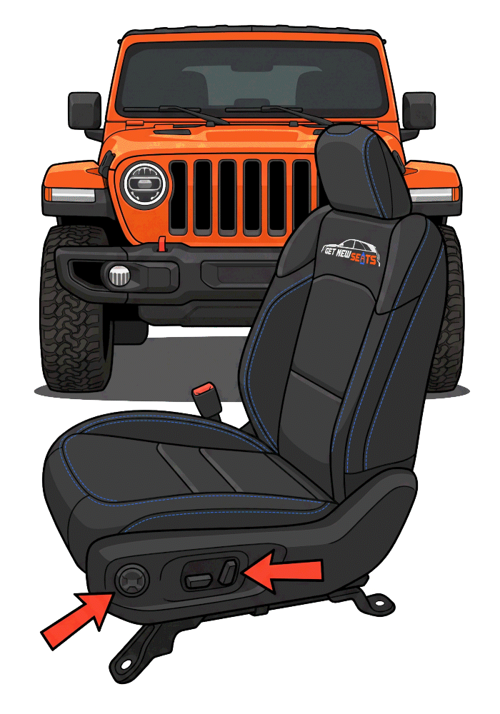 2018+ Jeep Wrangler & Gladiator Power Seat Conversion Guide
