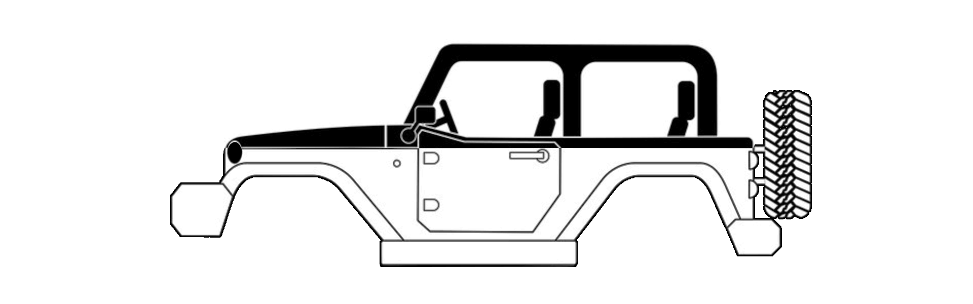 Jeep Wrangler Replacement Seats & Interior Parts