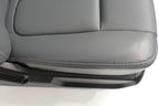 1999-2016 Ford F250-F650 Super Duty Seats, Manual Gray Vinyl w Center Jump Seat