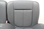 1999-2016 Ford F250-F650 Super Duty Seats, Manual Gray Vinyl w Center Jump Seat