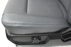 1999-2016 Ford F250-F650 Super Duty Seats, Manual Gray Vinyl w Center Jump Seat