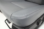 1999-2016 Ford F250-F650 Super Duty Seats, Manual Gray Vinyl w Center Jump Seat