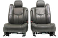 1999 - 2006 Chevy Silverado Front Seats, LT Leather Dark Pewter Power Heated