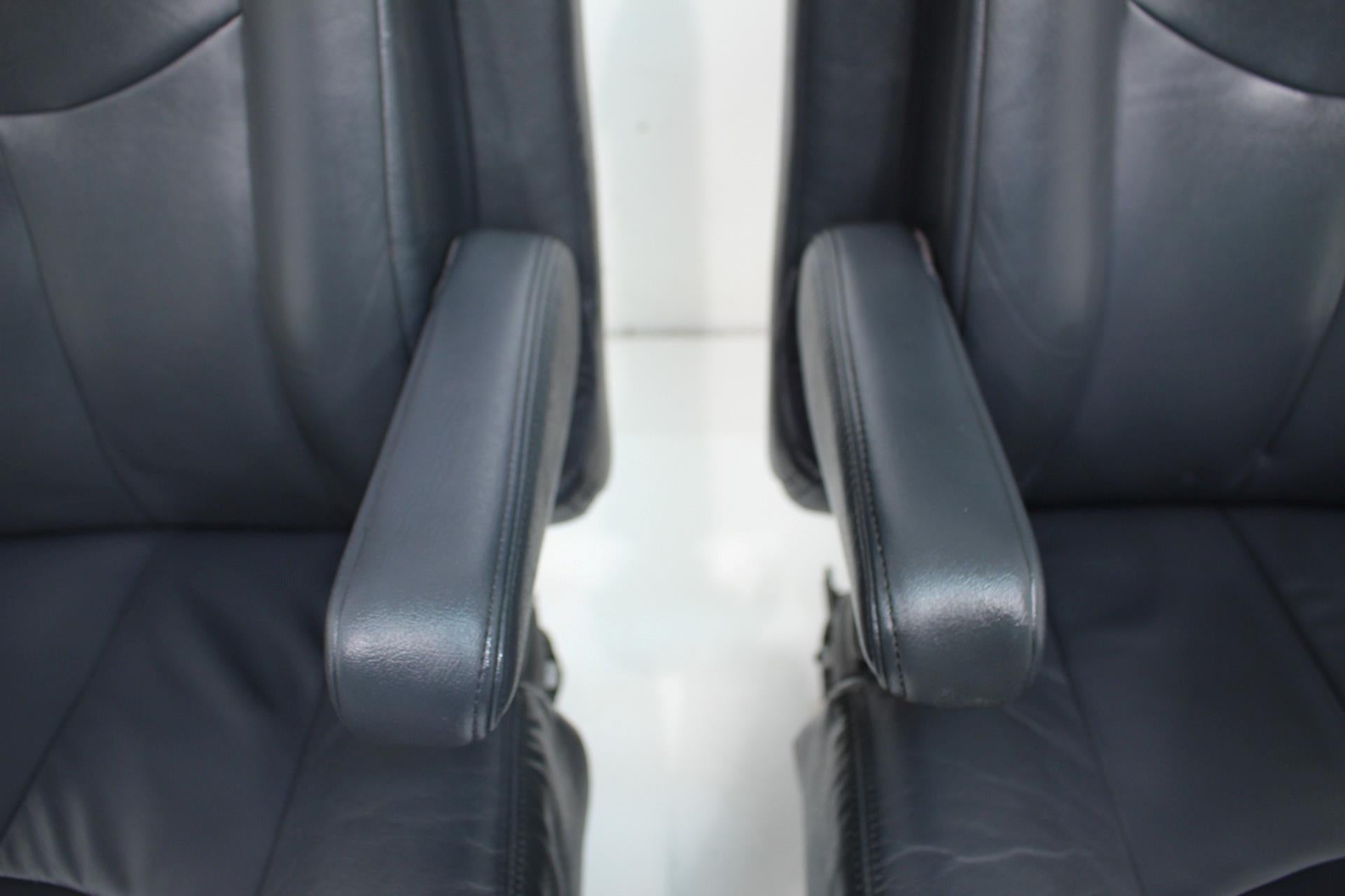 99 - 2006 Silverado Sierra Tahoe Yukon Heated Power Leather Seats Graphite Gray