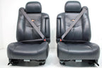 99 - 2006 Silverado Sierra Tahoe Yukon Heated Power Leather Seats Graphite Gray