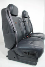 99 - 2006 Silverado Sierra Tahoe Yukon Heated Power Leather Seats Graphite Gray