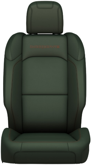 Jeep Gladiator Mantis Green Leather Seats