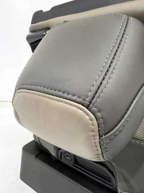 2024+ Ford F150 & Super Duty Platinum Custom Jump Seat Conversion Kit, Truffle
