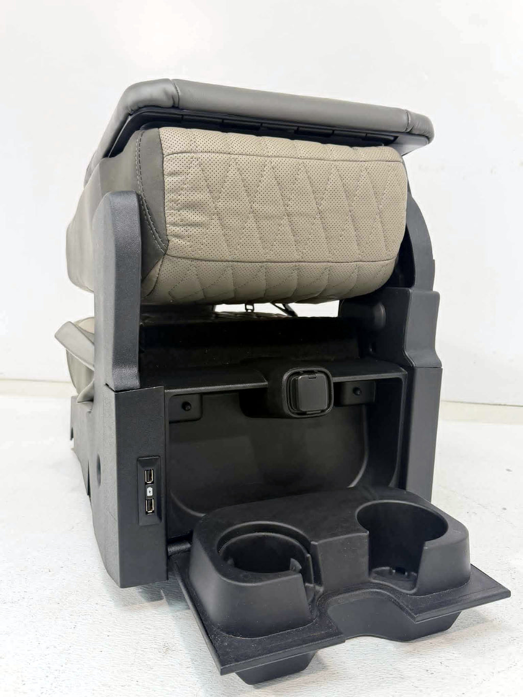 2024+ Ford F150 & Super Duty Platinum Custom Jump Seat Conversion Kit, Truffle