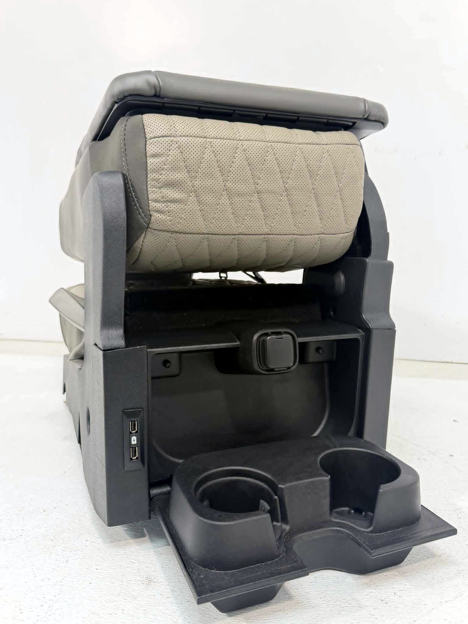 2024+ Ford F150 & Super Duty Platinum Custom Jump Seat Conversion Kit, Truffle