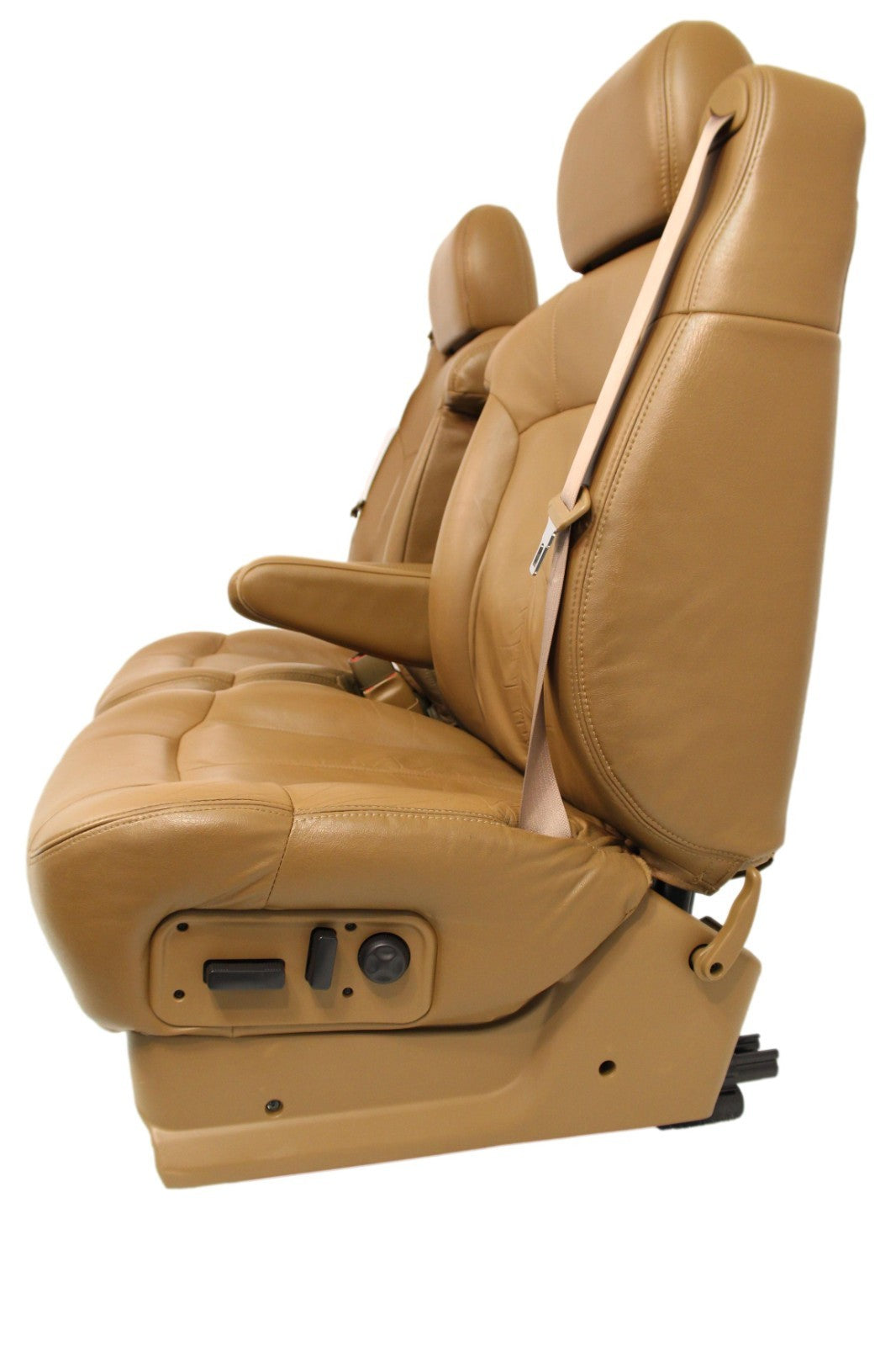 1999 - 2002 Chevy Silverado Sierra Bucket Seats, Oak Tan Leather Power Heat