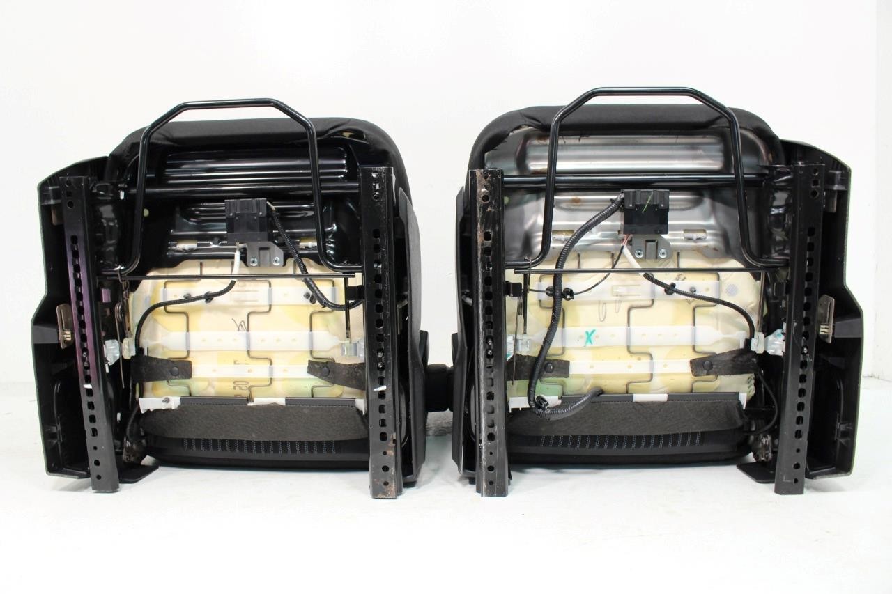 2015 - 2023 Ford Transit Black Cloth Front Bucket Seats with Armrests