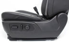 19-22 Silverado Sierra Heated Cooled Black Leather Seats Front & Rear Set OEM