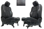 2002 - 2018 Ram Front Seats, Laramie Black Leather Heated Cooled w/ Memory