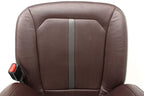 2015 - 2022 Ford F150 Super Duty Platinum Seats Set, Brunello Leather Heat Cool