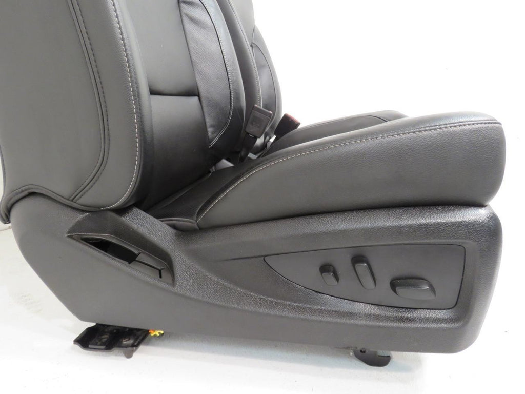 2014 - 2019 GM Sierra Silverado LTZ Seats, Front Rear Black Leather, Heat & Cool