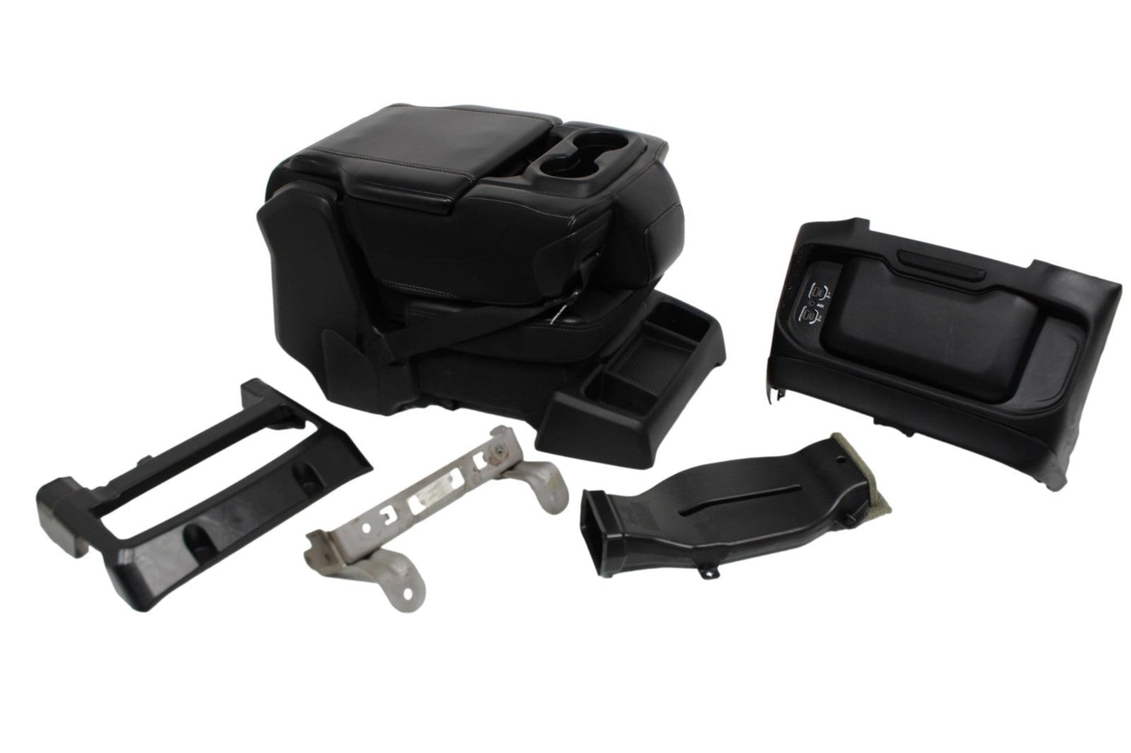 2019 - 2025 Ram 1500 Center Jumpseat, Laramie Black Leather w Dash Trim Brackets