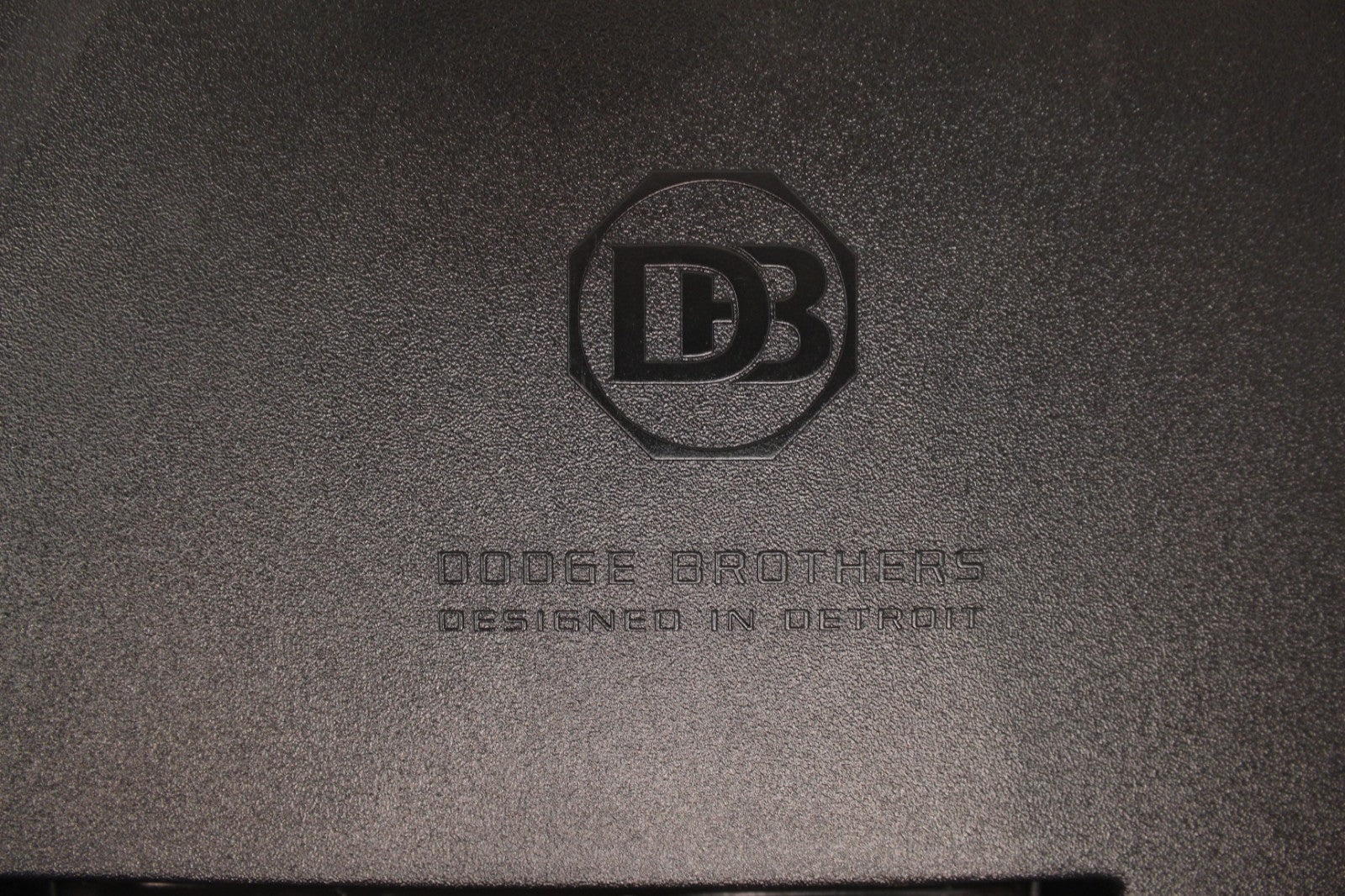 2015-2023 Dodge Challenger OEM Center Console Lid Armrest Black w/ Silver Stitch