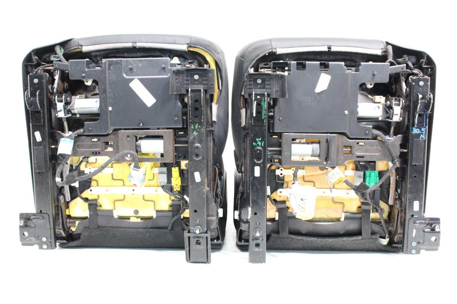 2014 - 2019 Sierra Chevy Silverado Front Seats, LTZ Power Black Leather, Heated