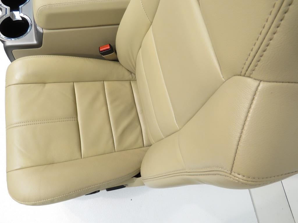 Ford Super Duty Tan Leather Heated Front & Rear Seats F250 F350 F450 F550 F650