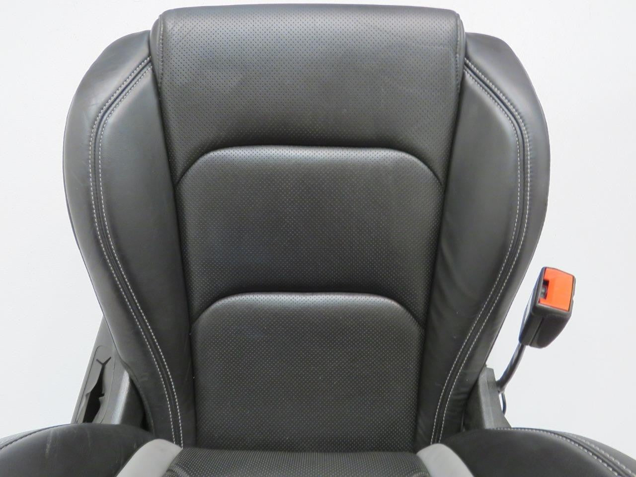 2016 - 2024 Camaro Seats, Front Rear Coupe, 2SS Black Leather Heated Ventilated