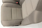 1999-2010 Ford Super Duty Stone Gray Cloth Bucket Seats with Folding Jump Seat