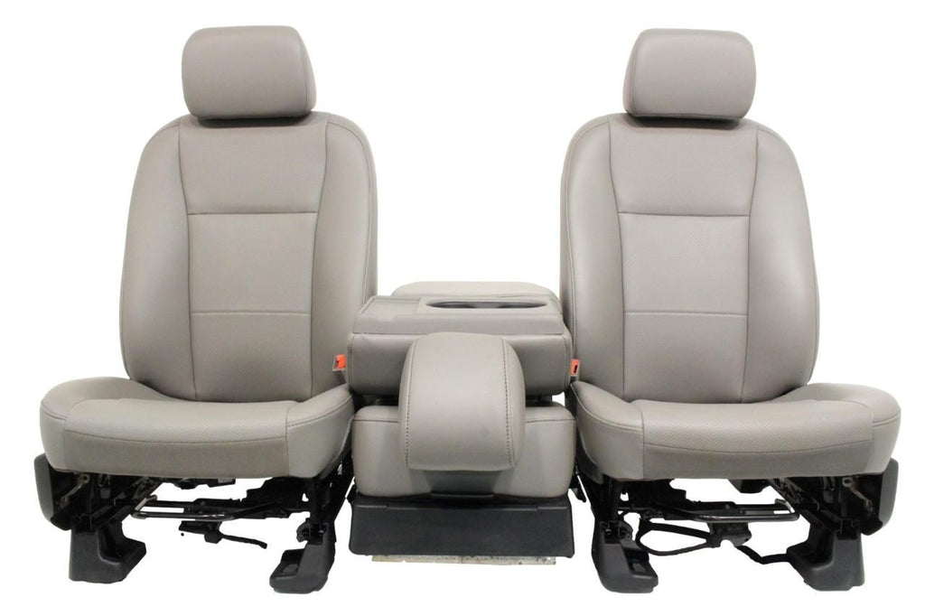 2015 - 2022 Ford F150 & Super Duty Front Seats, Regular Cab XL Earth Gray Vinyl