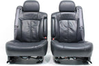1999 - 2002 GMC Sierra Chevy Silverado Seats, Graphite Off-Black Leather, Power