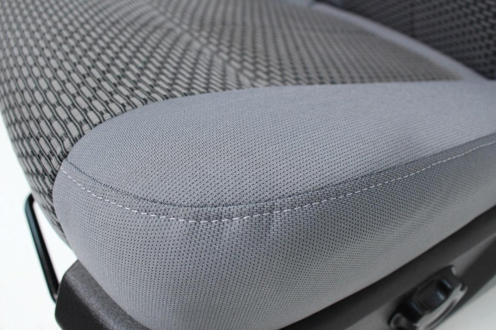 2011 - 2016 Ford Super Duty Front Seats, XL Gray Cloth Manual Fits 99+ F250 F350