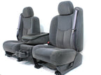 1999-2006 Sierra Silverado Front Seats, Dark Gray Cloth Split Bench w Jump Seat
