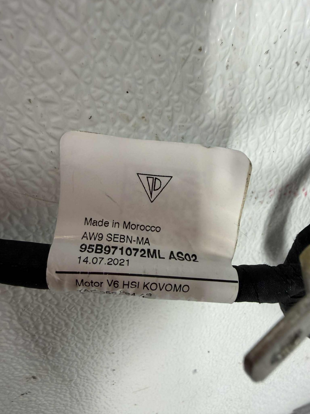 2020 - 2026 Porsche Macan 2.9L V6 Main Engine Wiring Harness OEM 95B971072ML