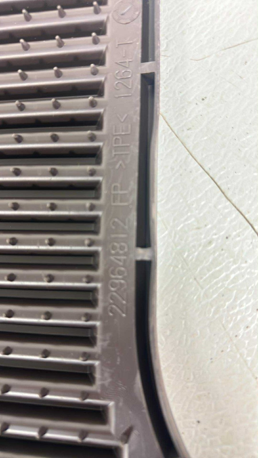 2014 - 2018 Sierra Silverado OEM Floor Mat Set, Black Rubber Slush Extended Cab