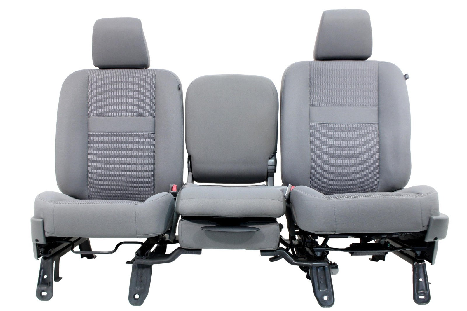 2002 - 2009 Dodge Ram Split Bench Seat, Slate Gray Cloth w/ Power Driver, Lumbar