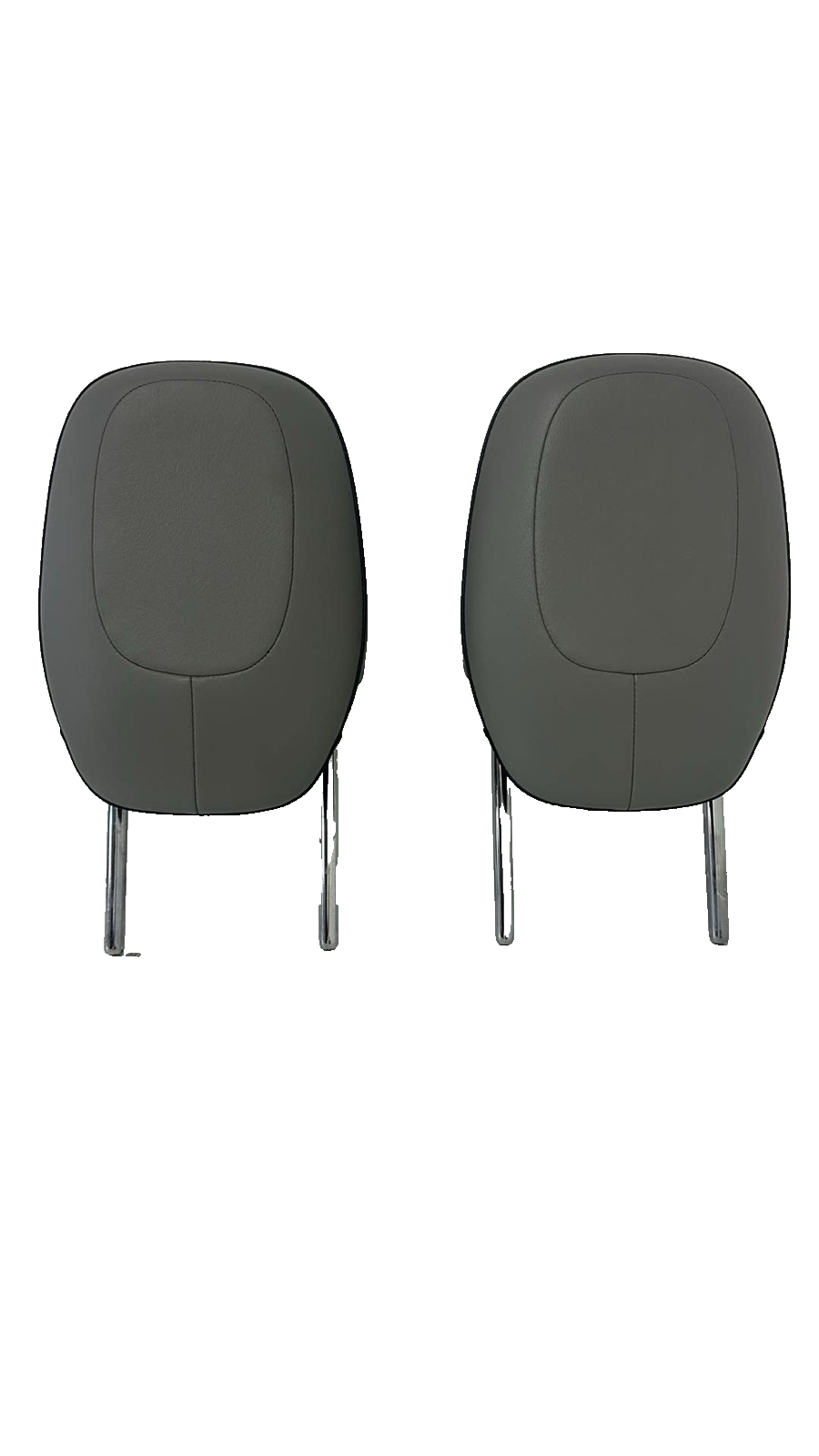 2010 - 2015 Chevrolet Camaro Front Headrest Pair, Gray Leather, Mint Used