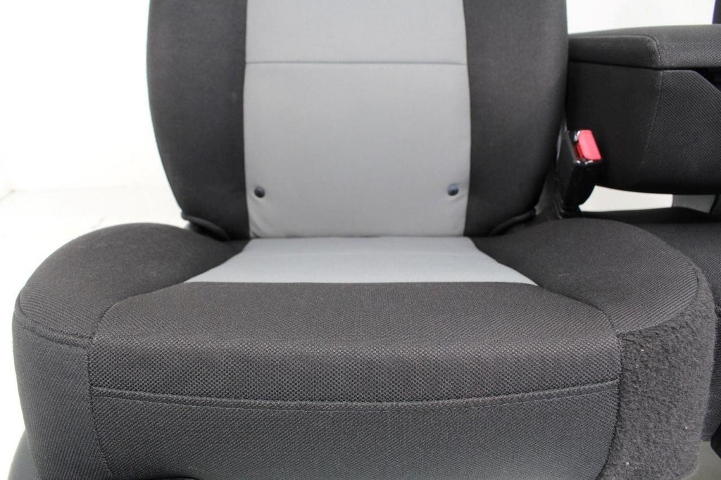 1998 - 2010 Ford Ranger Seats, 60-40 Split Bench, Black Gray Cloth, Regular Cab
