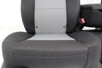 1998 - 2010 Ford Ranger Seats, 60-40 Split Bench, Black Gray Cloth, Regular Cab