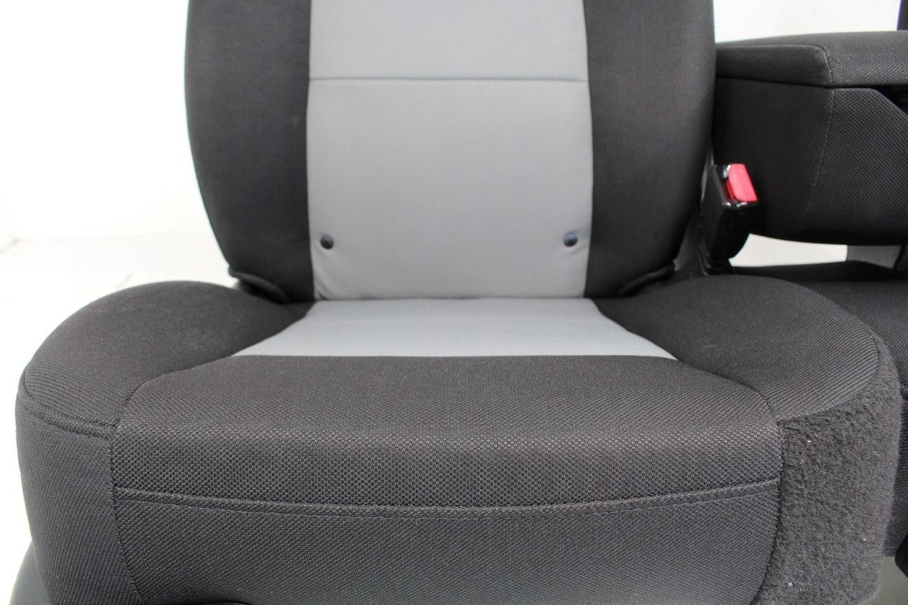 1998 - 2010 Ford Ranger Seats, 60-40 Split Bench, Black Gray Cloth, Regular Cab