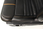 2023 + Ford Super Duty Platinum Seats Set, Black Leather Max Recline Massaging