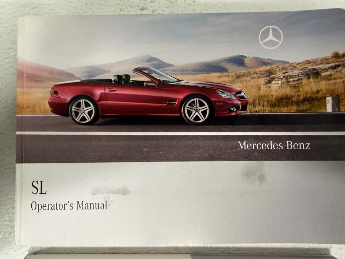 2009 Mercedes Benz SL SL500 SL600 SL63 SL65 AMG Owner Operator Manual Set