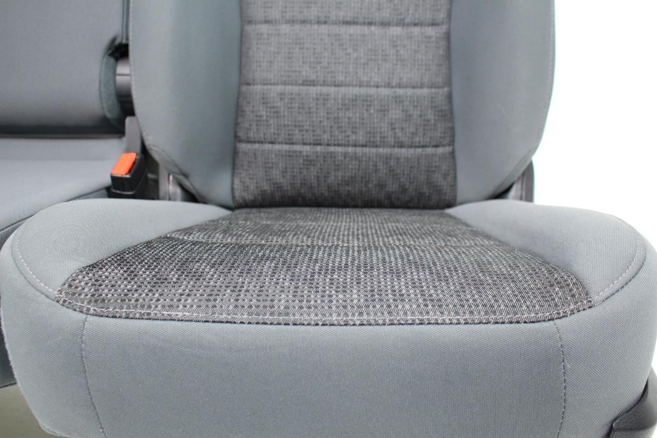 2009 - 2018 Dodge Ram Front Bench Seat, Powered w/ Center Jumpseat, Diesel Gray