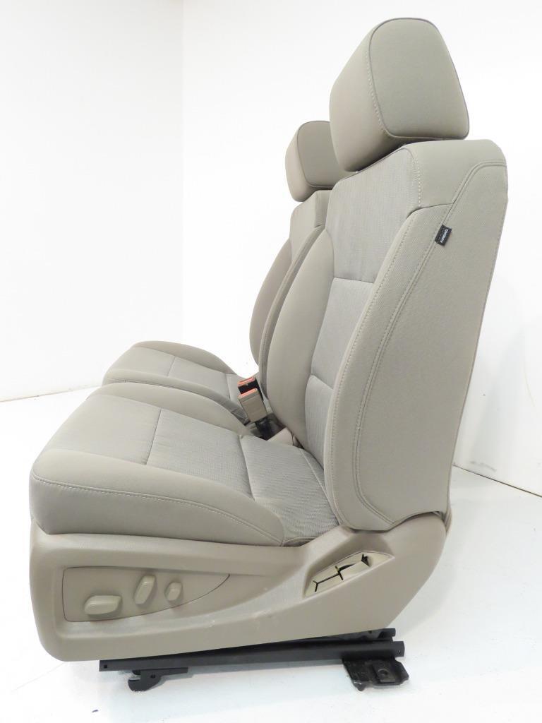 2014 - 2019 Chevrolet Silverado & GMC Sierra Tan Cloth Powered Front Seats