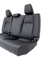 2024 - 2025 Toyota Tacoma TRD Pro Rear Seats, Black Leather Camo